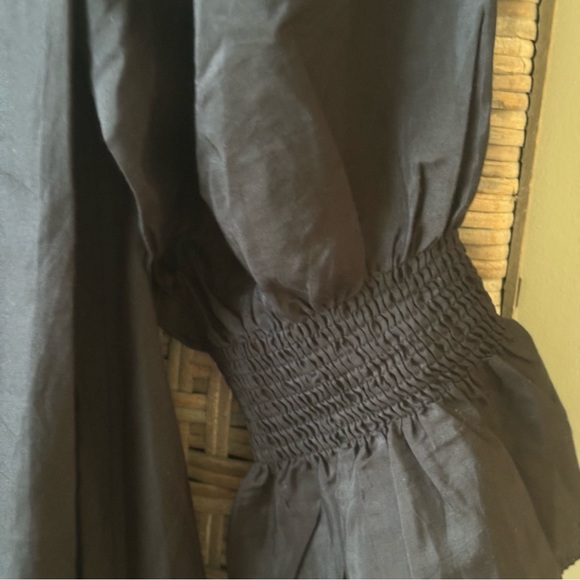 7 For All Mankind Silk Blouse - Black - Size XS - Off Shoulder - Picture 4 of 8